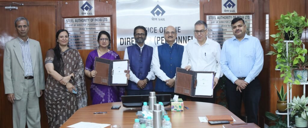 SAIL ने एग्जीक्यूटिव एजुकेशन प्रोग्राम के लिए MDI, गुड़गांव के साथ MoU पर हस्ताक्षर किए