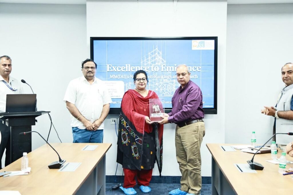 एमएम (डीम्ड टू बी यूनिवर्सिटी) , मुलाना में वैश्विक उत्कृष्टता और शीर्ष रैंकिंग के लिए दो दिवसीय रणनीति सम्मेलन का आयोजन किया गया