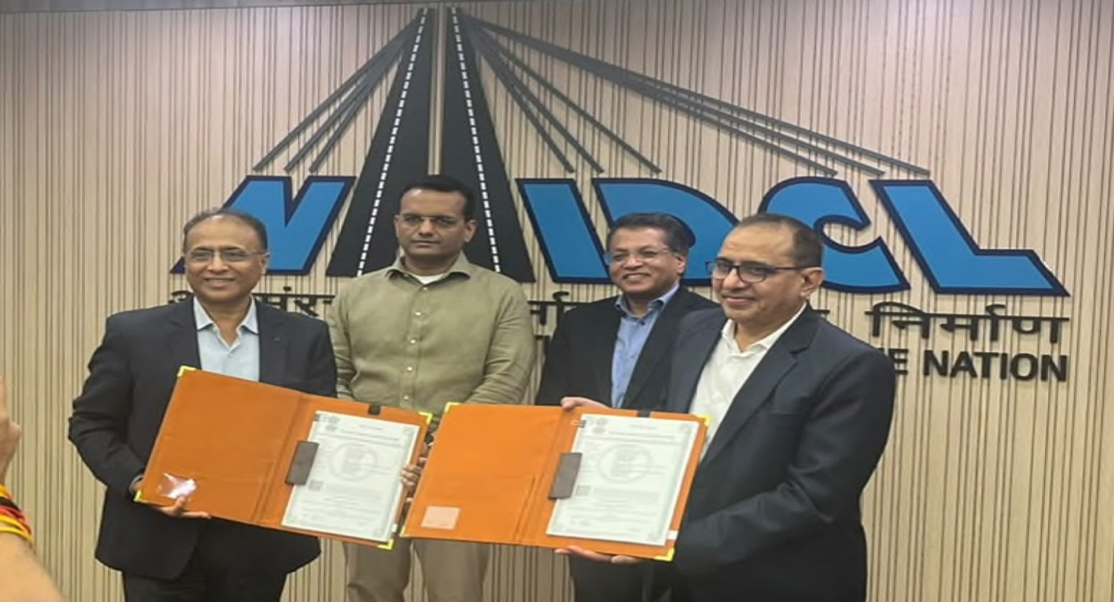 RITES and NHIDCL MoU-signing ceremony at New Delhi on Wednesday