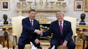 Chinese President Xi Jinping with US President Donald Trump (Image courtesy: Mao Ning)