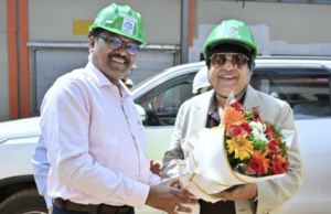 NMDC CMD Amitava Mukherjee at Nagarnar Pellet Plant