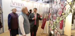 PM Modi at Arvind Limited's state-of-the-art garment manufacturing facility in Varanasi